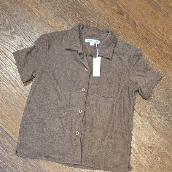 Outerknown Other - NWT OUTERKNOWN FLEECE POLO BUTTON FRONT SHIRT SIZE XS.   #7756